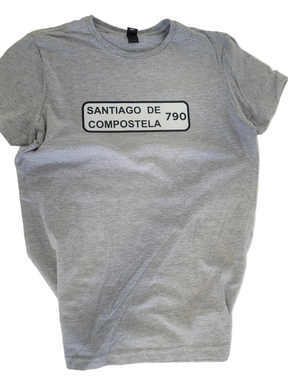 Santiago de Compostela Road Sign Tee - women's cut