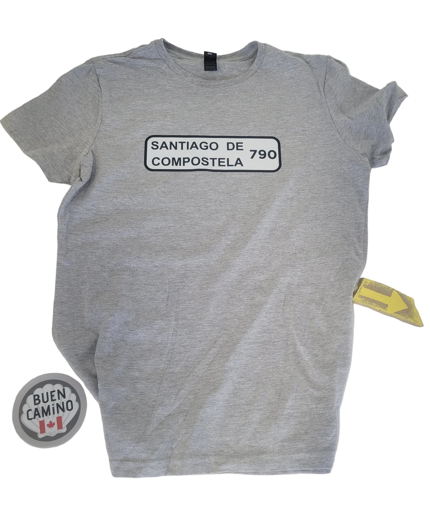 Santiago de Compostela Road Sign Tee - women's cut