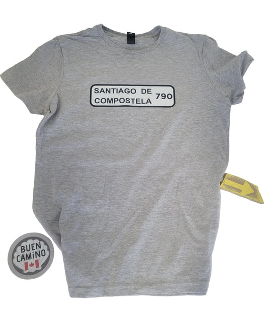 Santiago de Compostela Road Sign Tee - women's cut