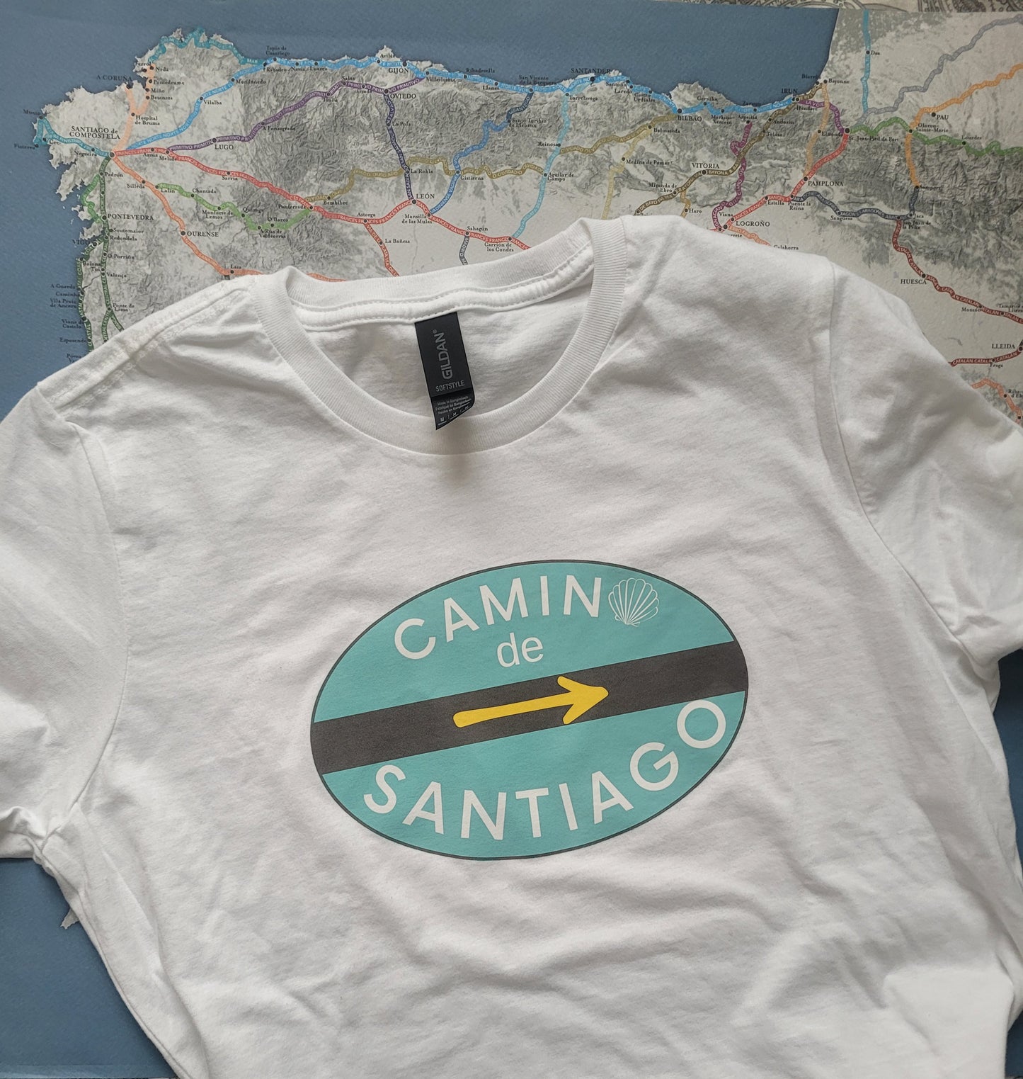 Camino de Santiago tee - women's cut